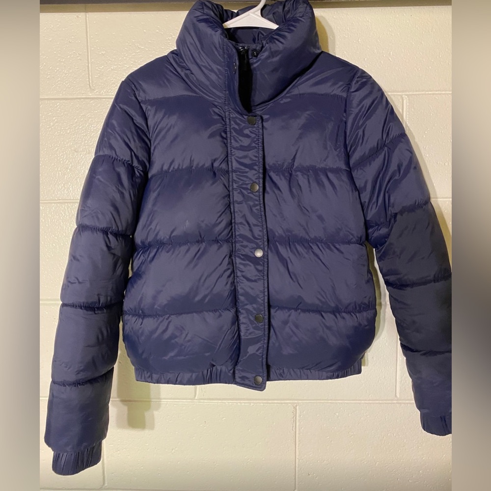 DKNY cropped puffer jacket